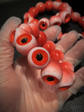 "Scarlet Seer" Resin Eyeball Braclecet