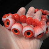 "Scarlet Seer" Resin Eyeball Braclecet