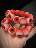 "Scarlet Seer" Resin Eyeball Braclecet