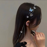 🔥 Fairy Crystal Butterfly Tassel Headband